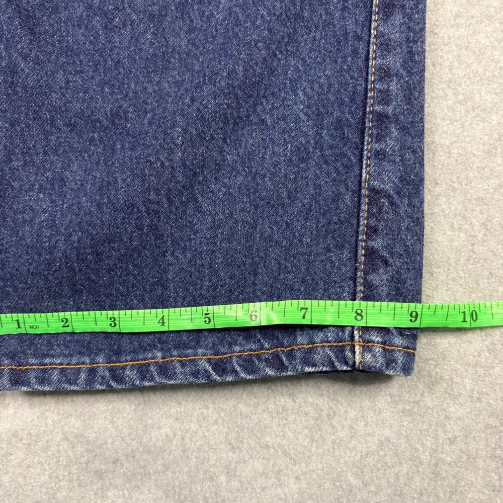 Vintage Levis 540 Relaxed Fit Jeans Mens 48x32 Made in USA Orange Tab Dark Wash - Picture 10 of 13